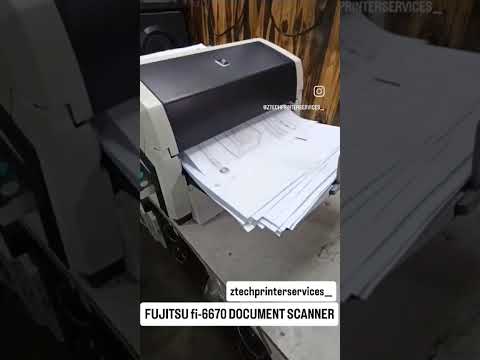 Fujitsu fi-6670 Document Scanner