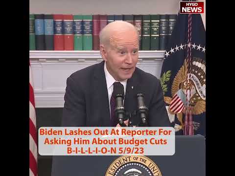 Biden Lashes Out At Reporter For Asking About Budget Cuts: "B-I-L-L-I-O-N"