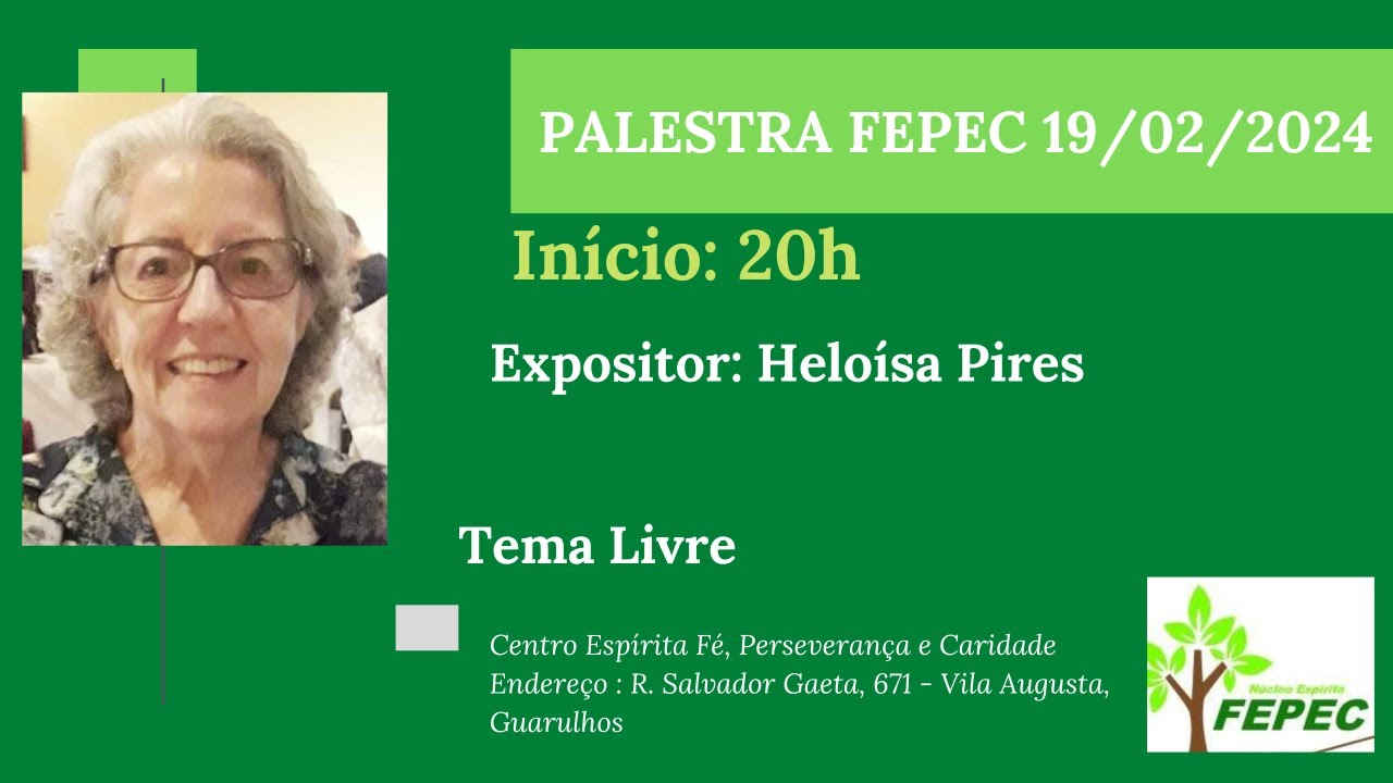 Palestra FEPEC 19/02/2024 - Heloísa Pires