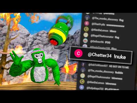 Gorilla Tag, But My Chat Controls The Game...