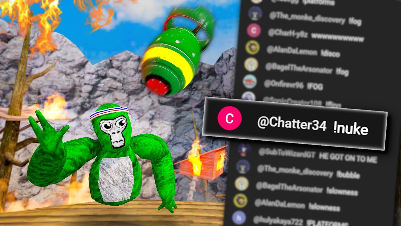 Gorilla Tag, But My Chat Controls The Game...