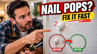 How to Fix Nail Pops in Drywall Permanently