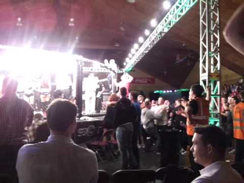 The crowd reaction to Owen Roddys win at Cage Contender 14