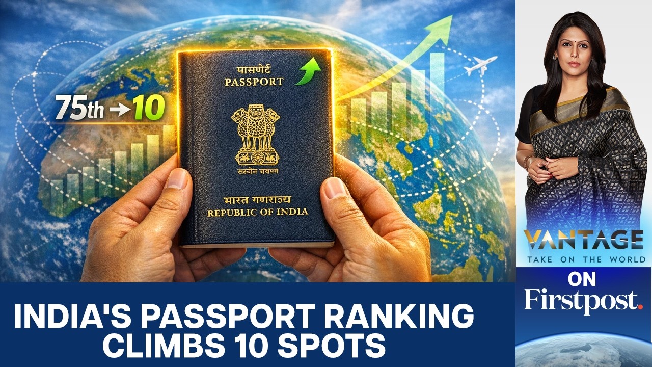 Indian Passport Jumps 10 Places on Henley Index 2026 Global Rankings | Vantage with Palki Sharma