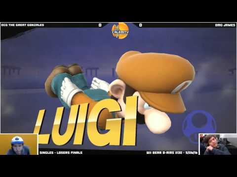 WBB #30 | ECG The Great Gonzales (R.Ness) vs DMG James (Luigi) - Losers Finals - Sm4sh