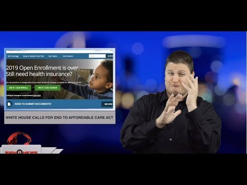 White House calls for end to Affordable Care Act (ASL - 3.26.19)