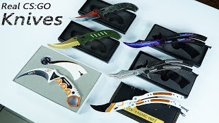 Unboxing The Best Real CS:GO Knives - I wish I have these on my CS:GO Inventory