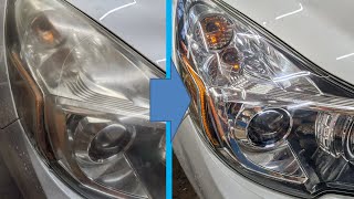 Fixing Hazy Subaru Headlights #diy #frugalliving