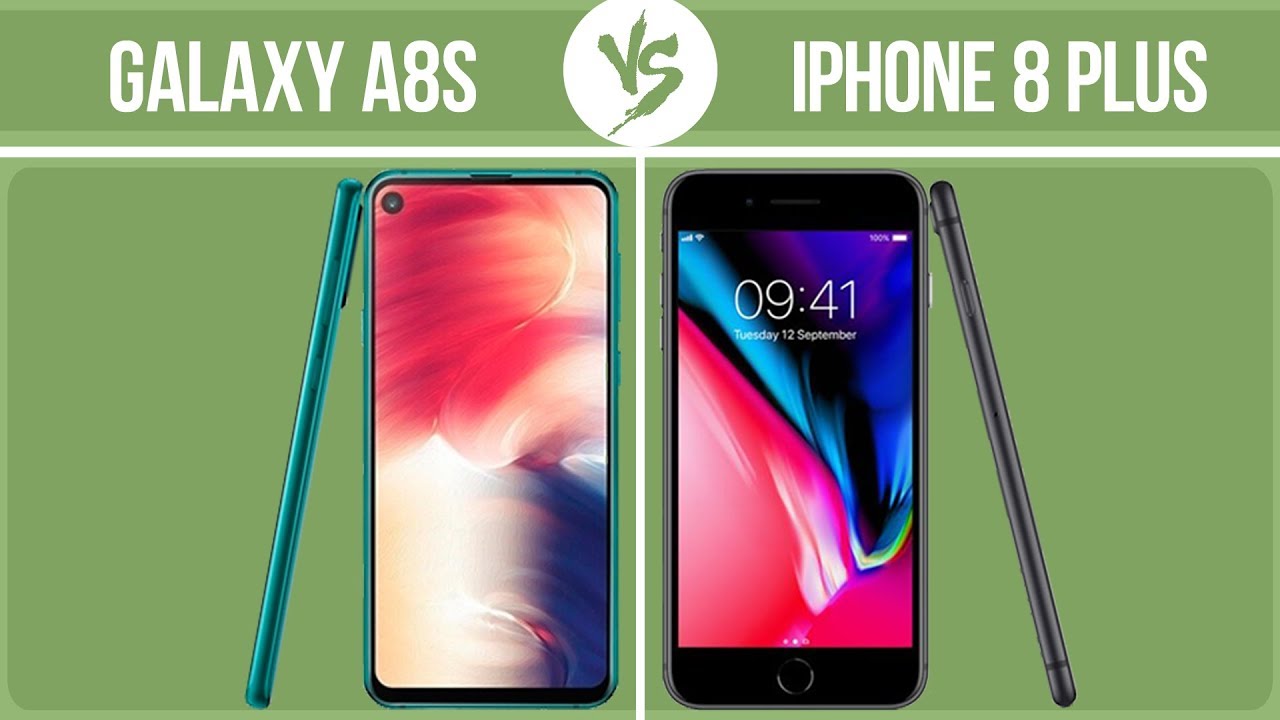 Samsung Galaxy A8s vs Apple iPhone 8 Plus ✔️