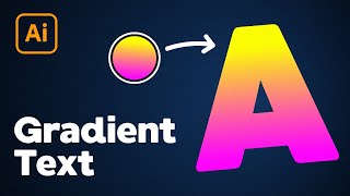 How to Add Gradient Text in Illustrator