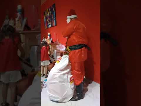 llega Papá Noel a Huinca Renancó, Córdoba, Argentina