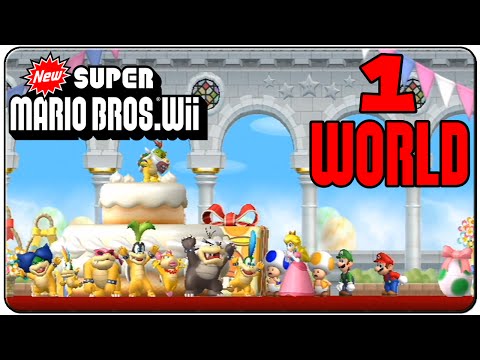 New Super Mario Bros. Wii 100% Walkthrough World 1
