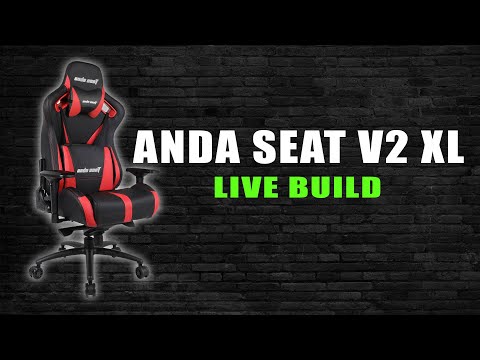 Anda Seat V2 XL Black Red live build timelapse GoPro