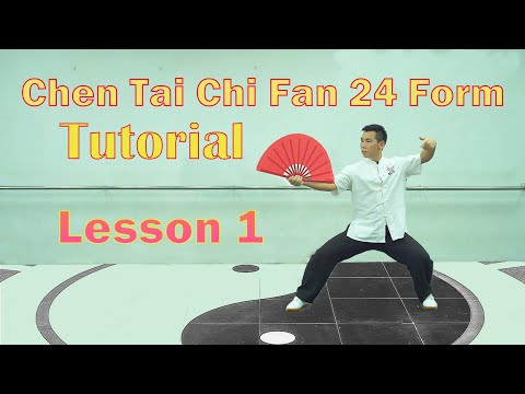 Chen Tai Chi Fan 24 Form Tutorial - Lesson 1