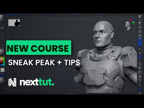 NEW COURSE SNEAK PEAK | Zbrush hard surface for beginners.