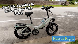 Lectric XP4 Tries Out The New City Rulings