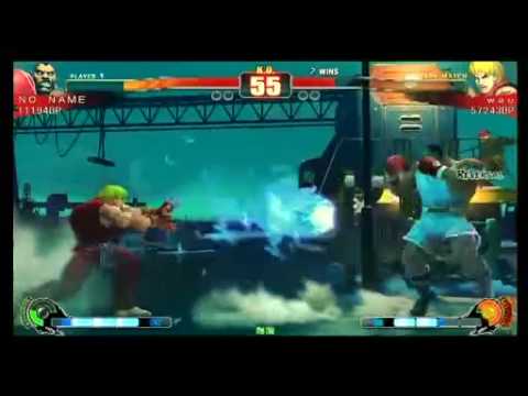 SF4:Fujiyama (Bi) vs Wao (Ke) - Set 01 - Esaka Navel - 16-05-2009