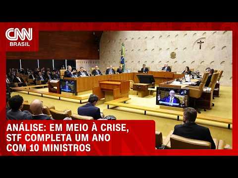 STF completa um ano com apenas 10 ministros após aposentadoria de Barroso; veja análise | CNN AGORA