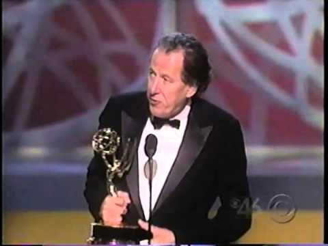 Geoffrey Rush wins 2005 Emmy Award for Lead Actor in a Miniseries or Movie