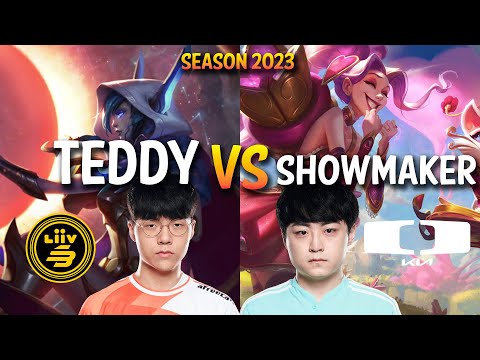 LSB Teddy vs DK Showmaker - Teddy XAYAH vs JINX ADC - KR Ranked