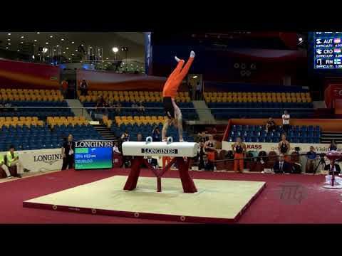 DEURLOO Bart (NED) - 2018 Artistic Worlds, Doha (QAT) - Qualifications Pommel Horse
