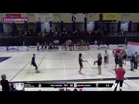 Cadete Masculino 2021 - FINAL: Real Madrid vs CB Zentro Basket