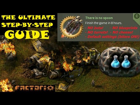 Factorio "There is no Spoon" on 100% Default Settings GUIDE: Blue Tech Era 2/2