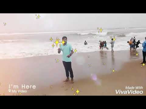 Bibhu; walking through ocean waves