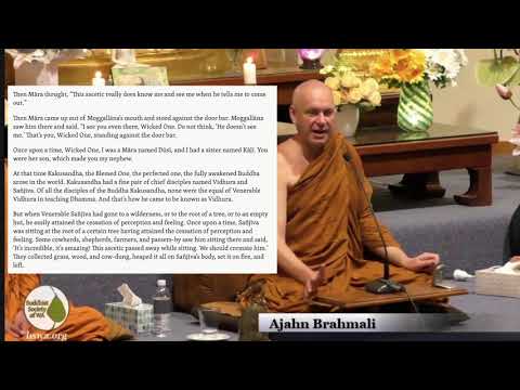 MN50 Maratajjaniya Sutta - Rebuke to Mara | Ajahn Brahmali | 14 February 2021