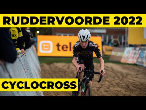 CYCLOCROSS RACE @ RUDDERVOORDE (BELGIUM) - U17 - GoPro LAP - POV Cyclist on board BIKE