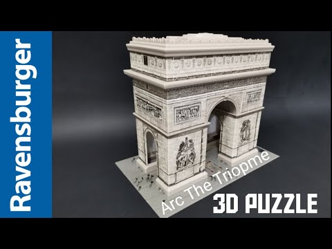 Ravensburger Dėlionė 216 vnt. - Triumfo arka Paryžius video