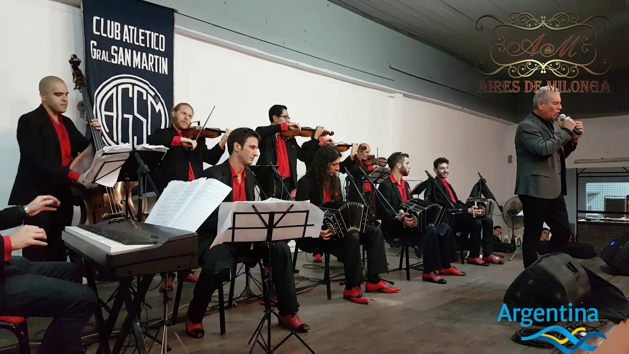 Excelente, La Juan D'Arienzo y su cantante Fernando Rodas, en  Metatango Milonga