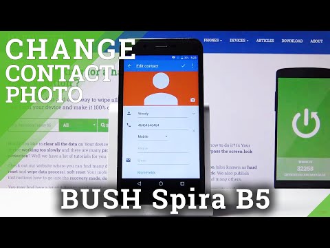 How to Add Photo to a Contact on BUSH Spira B5 – Customize Your Phone
