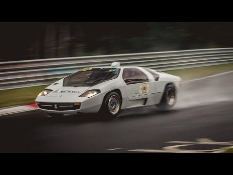 Riding the Priceless "Pagani of the 80's" on the WET Nürburgring: ISDERA IMPERATOR 108i