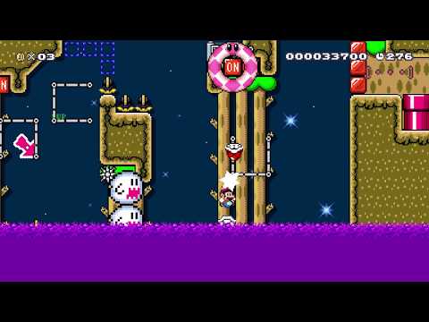 Escape From Fishbone Forest by me [SMM2]