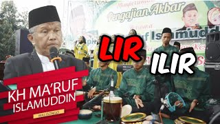 Download lagu LIR ILIR - KH MARUF ISLAMUDIN | Wali Songo mp3