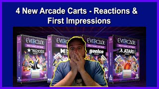 Evercade Effect -  4 New Arcade Carts - Reactions & First Impressions