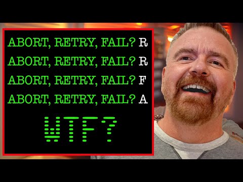 Abort, Retry, Fail!  What do they mean?