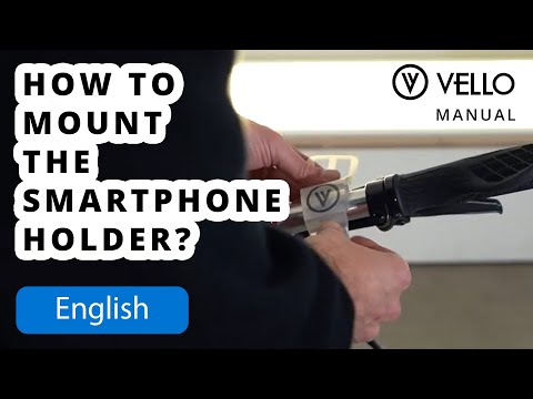 How to Mount Bike Phone Holder on VELLO Folding Bike