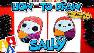 How To Draw Sally Squishmallow - The Nightmare Before Christmas