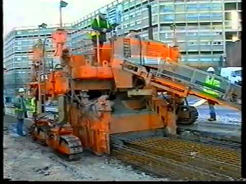 edilon)(sedra Corkelast STS (Slab Track System) - slipform paver SFP Wirtgen SP 500  - RAILPRO