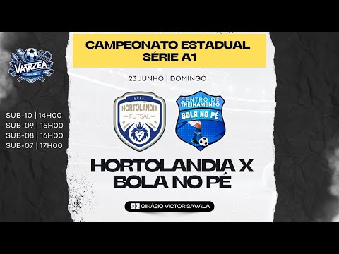 Sub 08 - Hortolandia x Bola no pé - Campeonato Estadual Serie A1