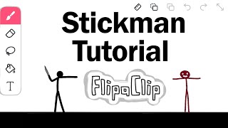 How to draw and animate a Stickman | @flipaclip Tutorial