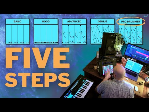 I will teach you to make complex drum patterns in less than 15 minutes