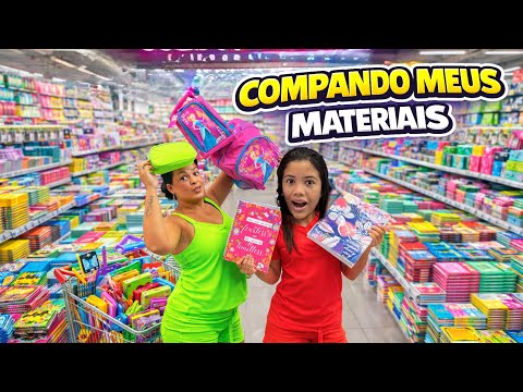 COMPRANDO MEUS MATERIAIS ESCOLAR 2026 📚🥰