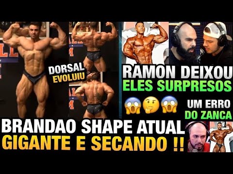 BRANDÃO INSANO (SHAPE ATUAL) - RAMON DEIXOU BOTTURA SURPRESO - DONAIRE COMENTA ERRO DO ZANCA E MAIS