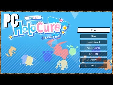 HoloCure Let's Play Ep 9 Roguelite Game by Kay Yu - LightBeam BlueFire - MMOs Coverage Games Reviews