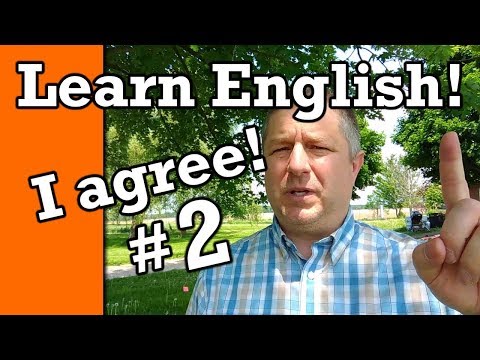 跟著加拿大人Bob學英文系列：用英文怎麼表達「同意」別人呢？(Part 2: Learn How to Agree in English | Video with Subtitles