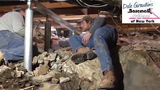 Watch video: Basement Systems of New York saves this floor from collapsing in Tuxedo Park NY