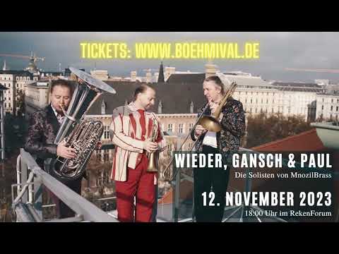 Böhmival präsentiert: Wieder, Gansch & Paul - Teaser